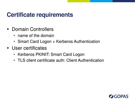 microsoft smart card logon requirements|microsoft certificate requirements.